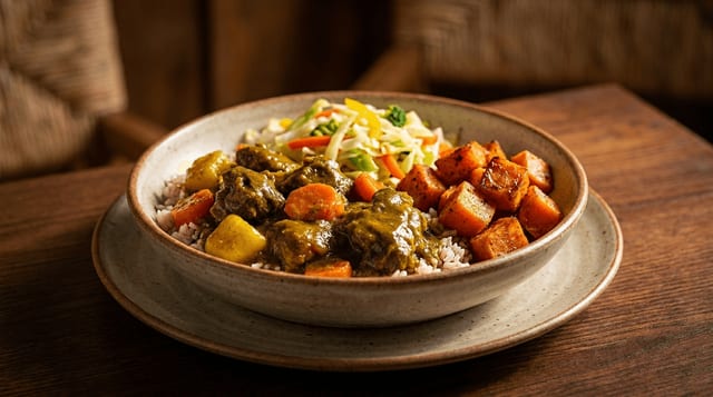 Curry Goat.